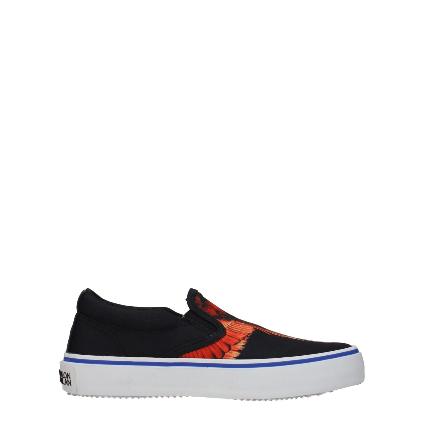 Marcelo Burlon Slip-On-Loafer aus schwarzem Stoff