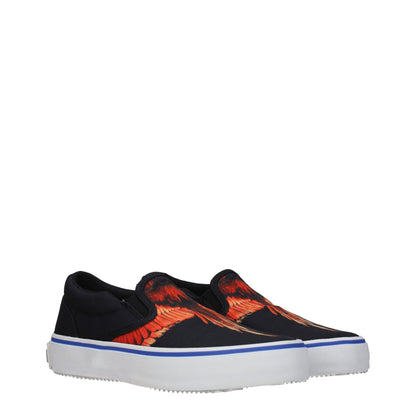 Marcelo Burlon Slip-On-Loafer aus schwarzem Stoff