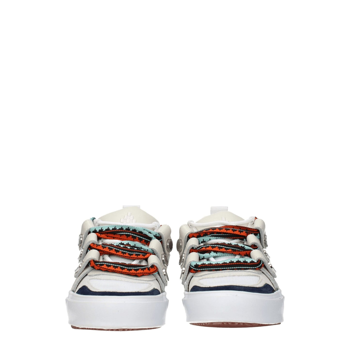 Marcelo Burlon Sneaker aus beigem Leder in niedriger Ausführung