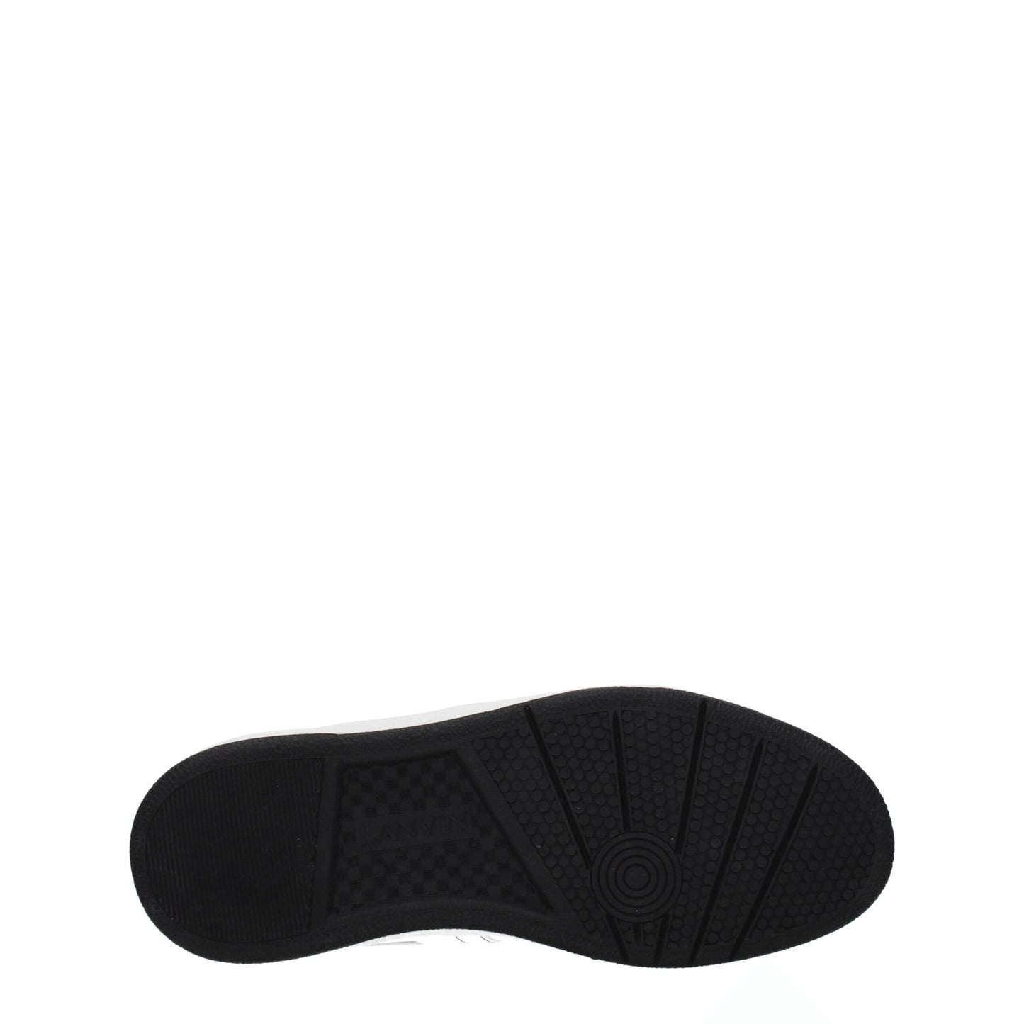 حذاء لانفين الجلدي الأبيض ذو الرقبة العالية