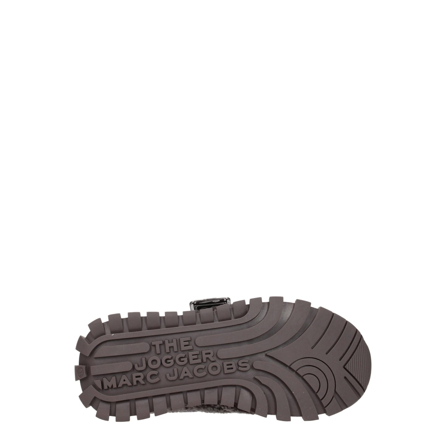 Marc Jacobs – Graue, klobige Pelz-Sneaker