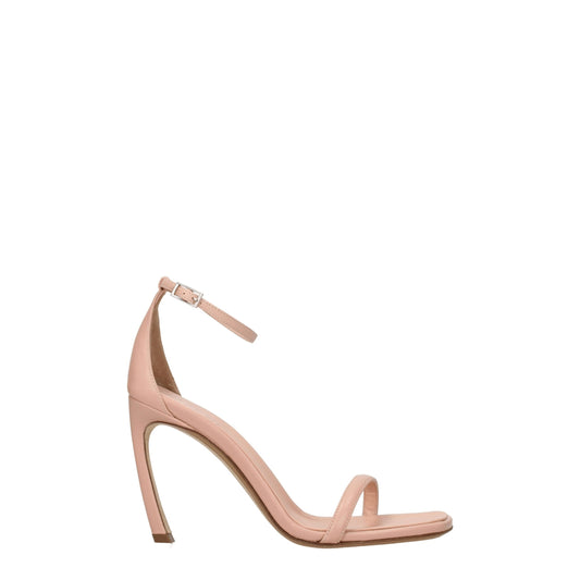 Lanvin Sandalen aus rosa Leder mit Stilettoabsatz