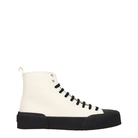 Jil Sander Beige Stoff High Tops