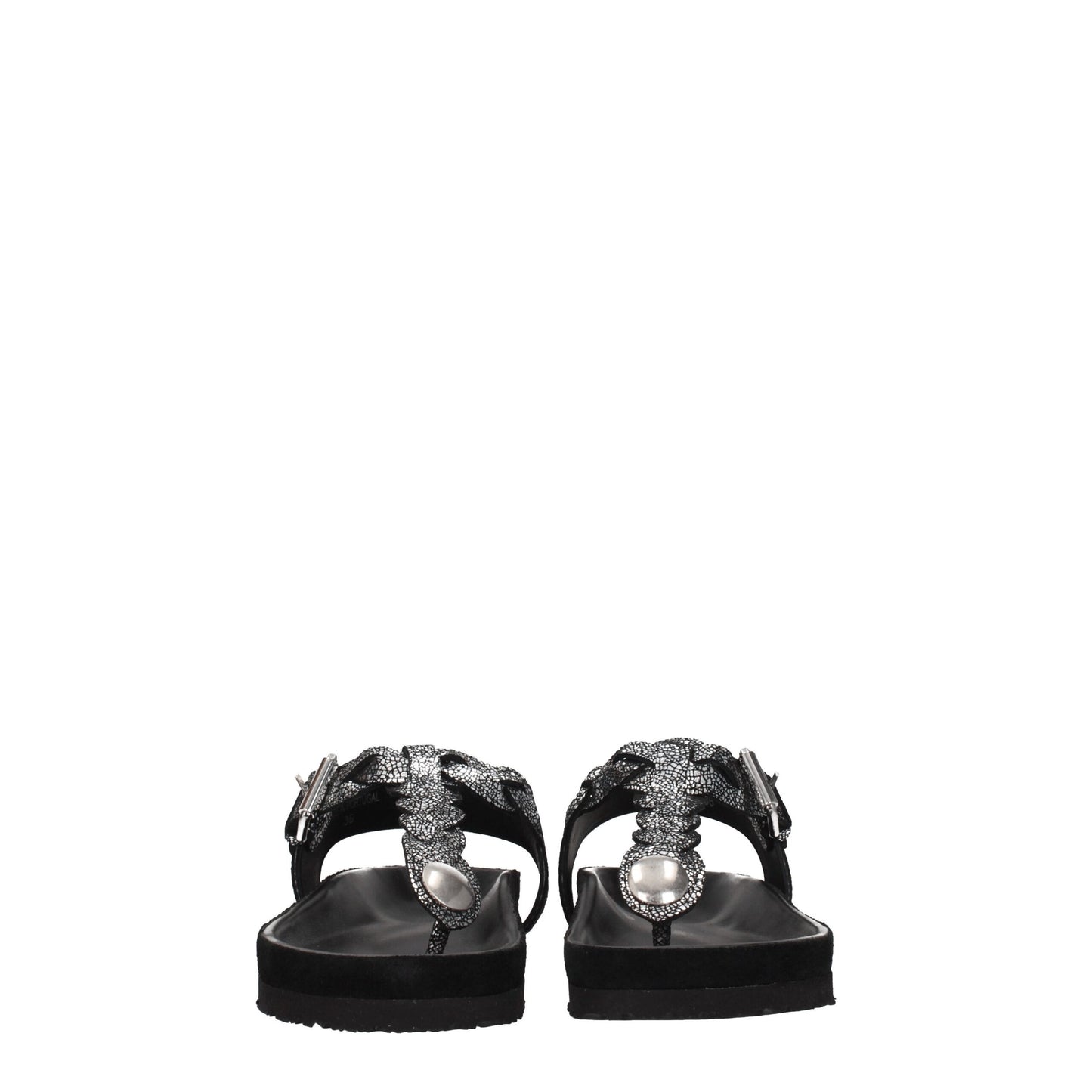 Isabel Marant – Flip-Flop-Sandalen aus schwarzem Leder