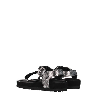 Isabel Marant – Flip-Flop-Sandalen aus schwarzem Leder