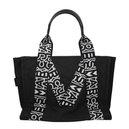 Marc Jacobs – Schultertaschen aus schwarzem Stoff