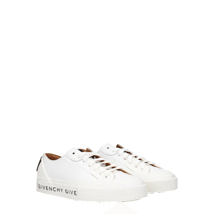 Givenchy Weiße niedrige Lederschuhe