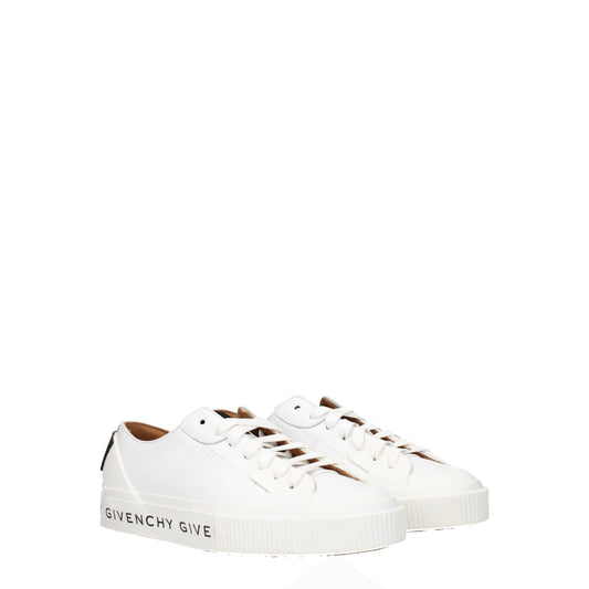 Givenchy Weiße niedrige Lederschuhe