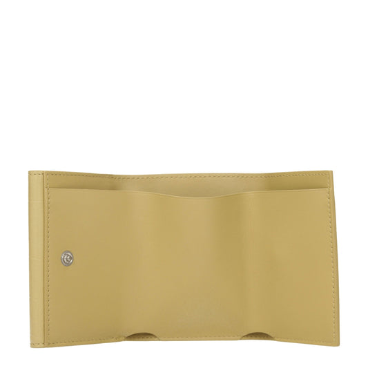 Jil Sander Yellow Leather Wallet