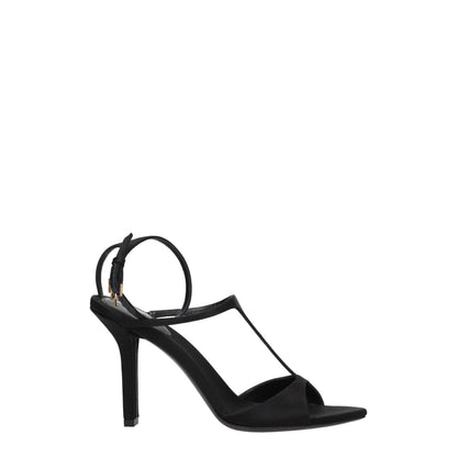 Givenchy Sandalen mit Stiletto-Absatz aus schwarzem Satin