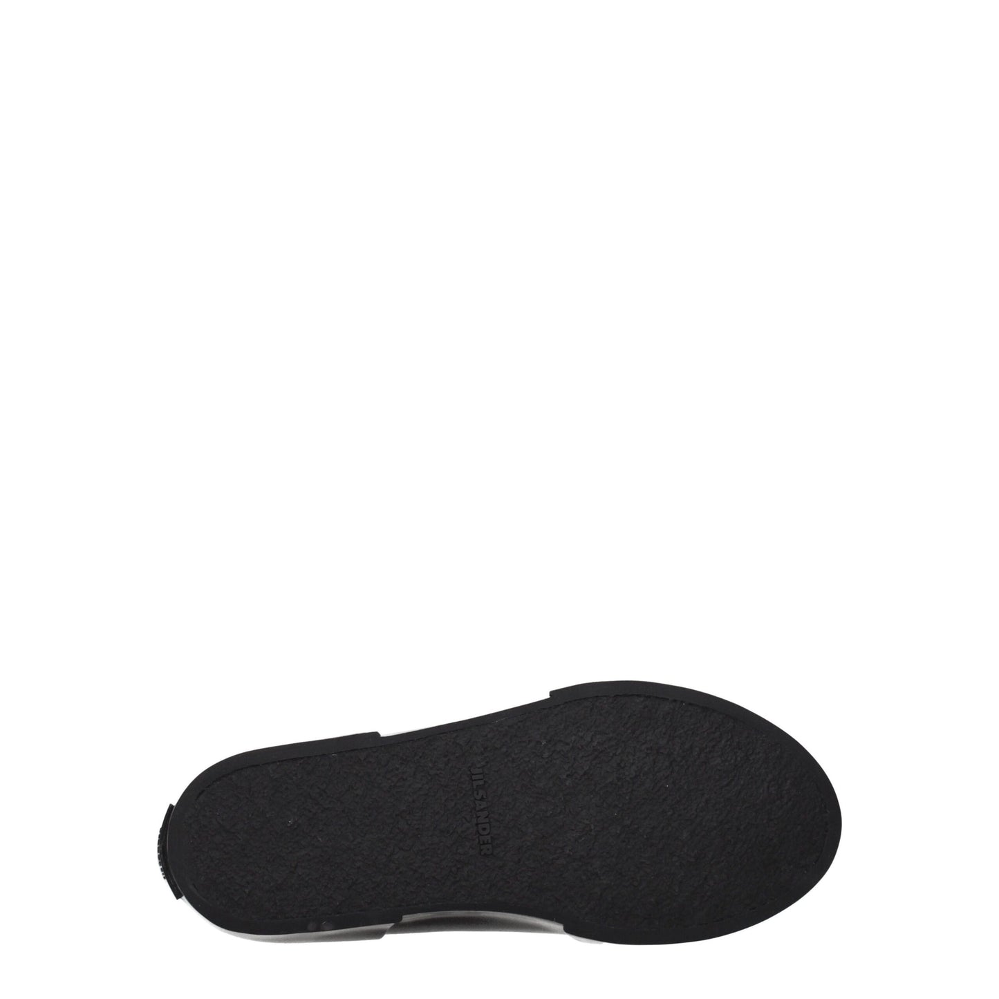 Jil Sander Schwarze Stoff-High-Top-Sneaker