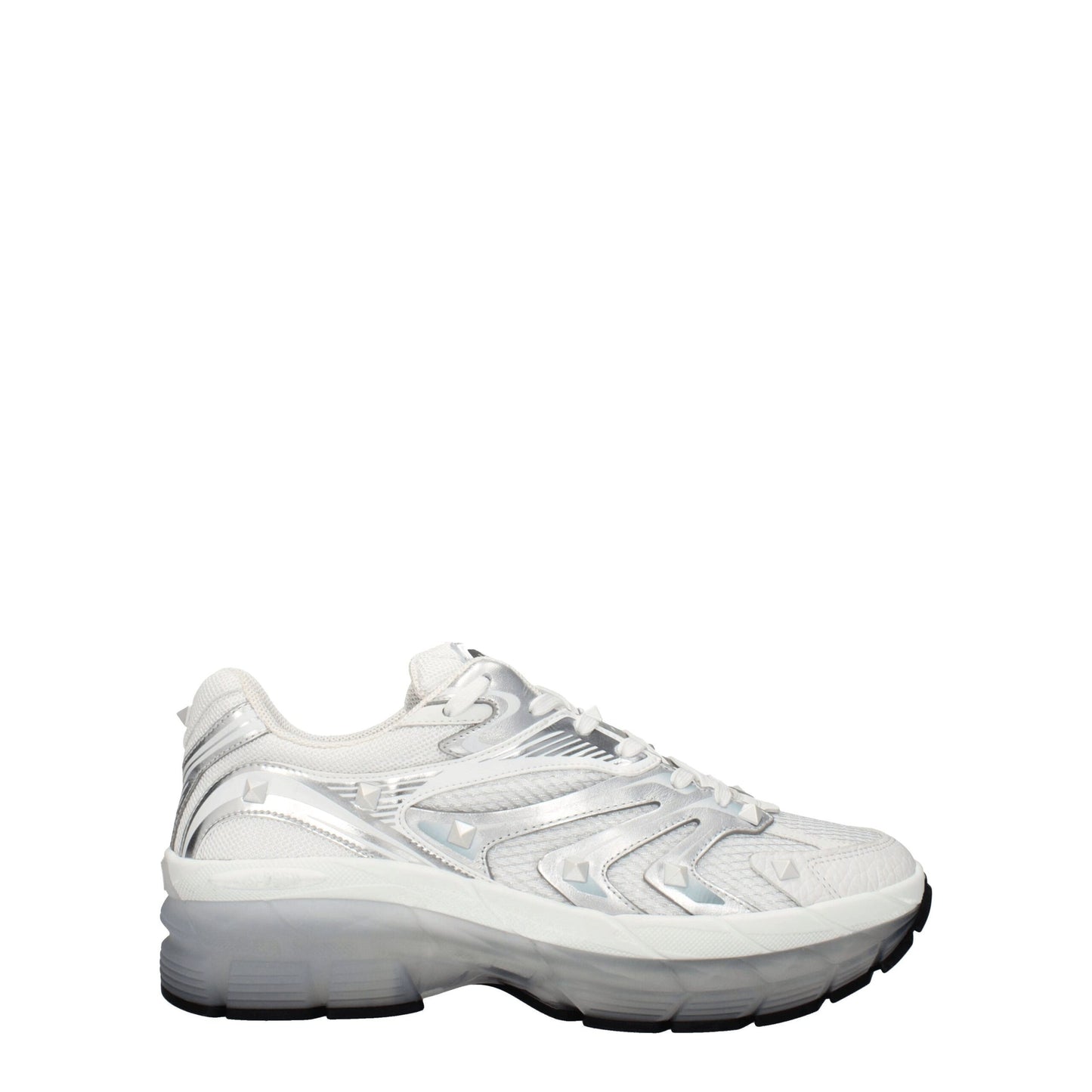 Valentino Garavani – Sportliche Sneakers aus weißem Stoff