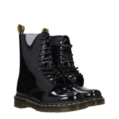 Dr. Martens – Schwarze Lederstiefeletten