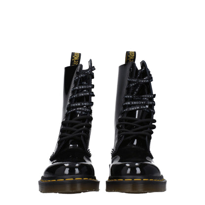 Dr. Martens – Schwarze Lederstiefeletten