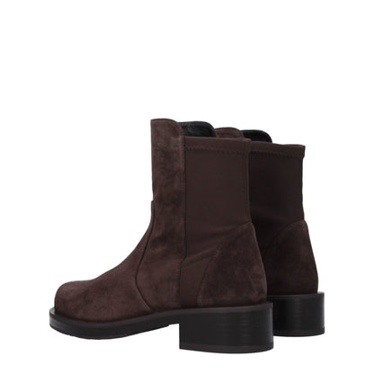 Stuart Weitzman – Braune Lederstiefeletten