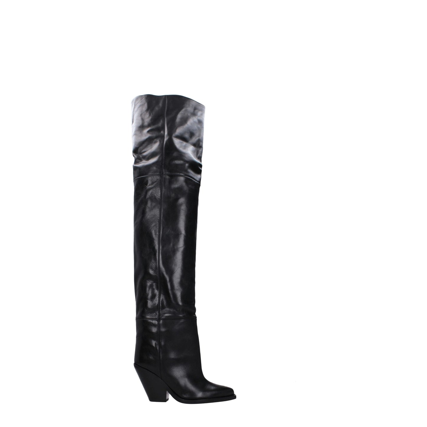 Isabel Marant Overknee-Stiefel aus schwarzem Leder
