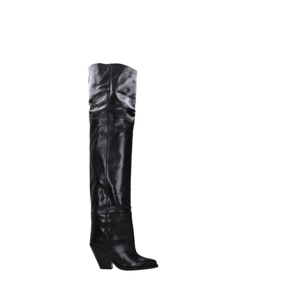 Isabel Marant Overknee-Stiefel aus schwarzem Leder