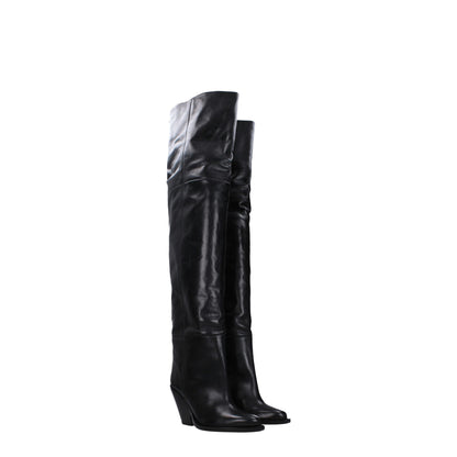 Isabel Marant Overknee-Stiefel aus schwarzem Leder