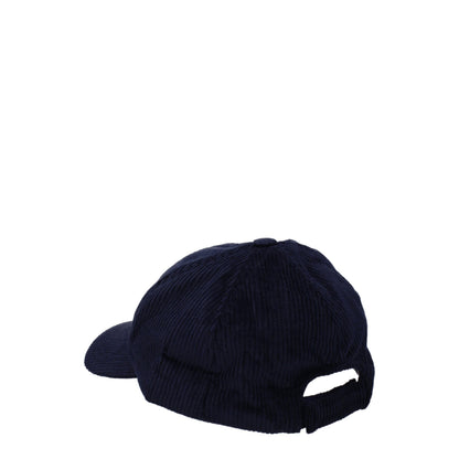Isabel Marant Blue Cotton Cap (Baseball Hat)