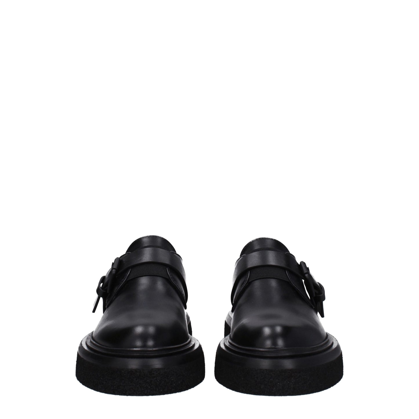 Max Mara – Oxfords und Derbys aus schwarzem Leder