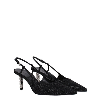 Givenchy – Pumps mit hohem Absatz aus schwarzem Stoff