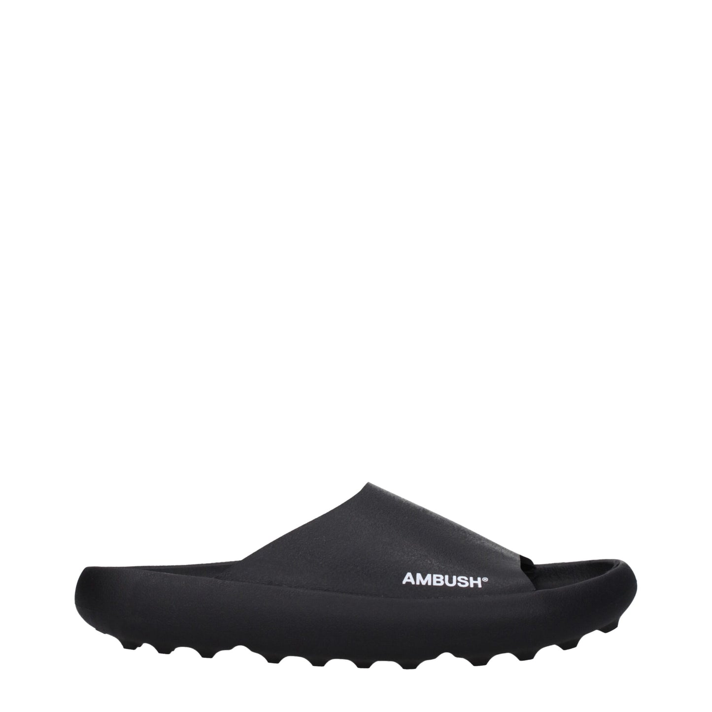 Ambush Black Cotton Slippers