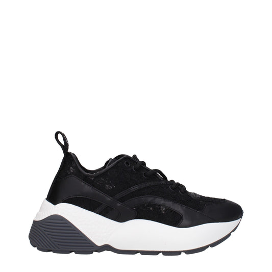 Stella McCartney – Klobige Sneakers aus schwarzem Stoff