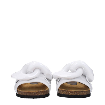 JW Anderson Weiße Leder-Slipper