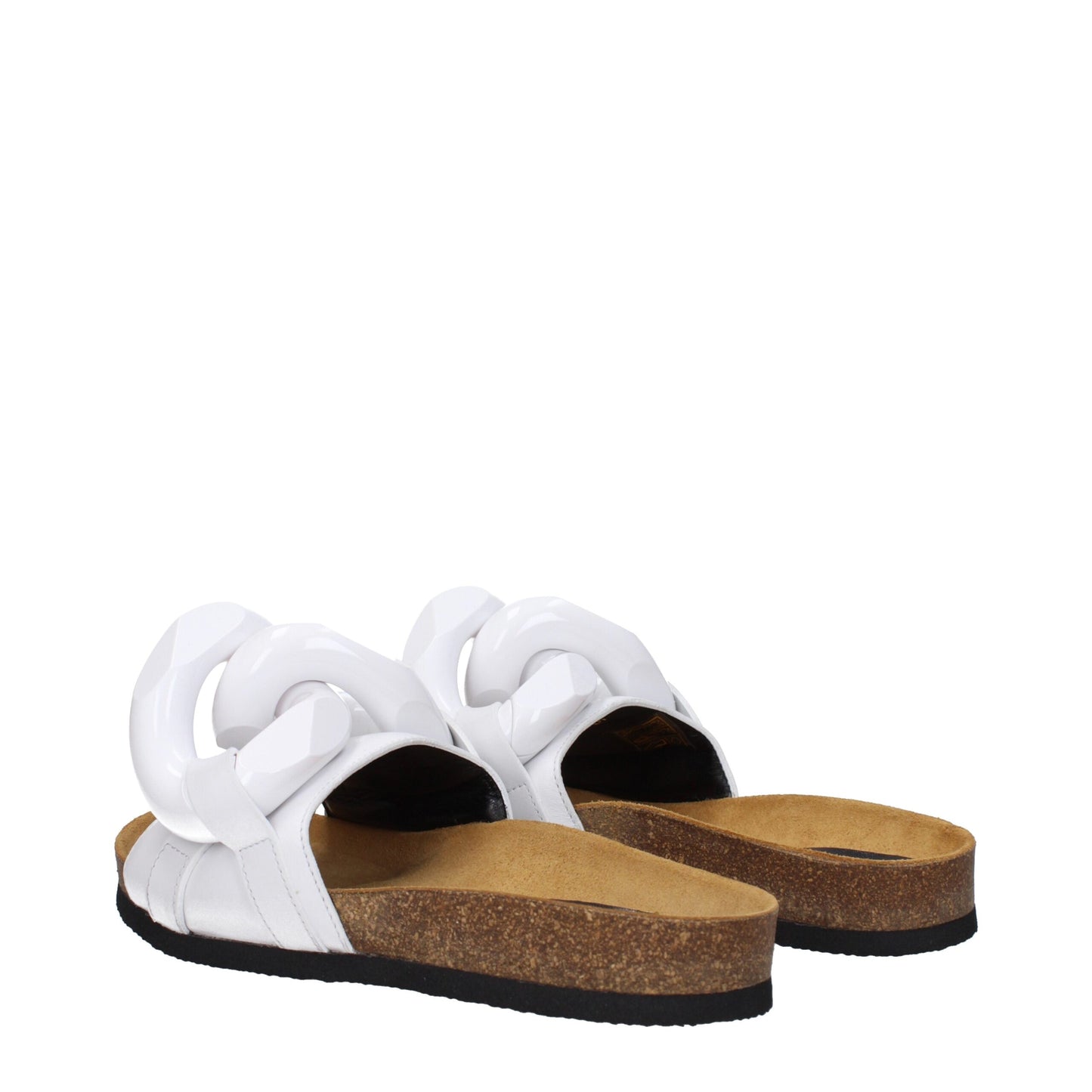 JW Anderson Weiße Leder-Slipper