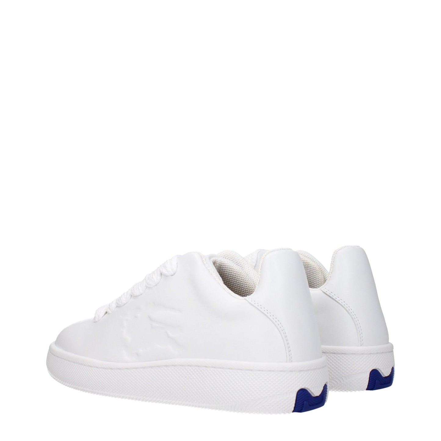 Burberry Weiße Leder Low-Tops