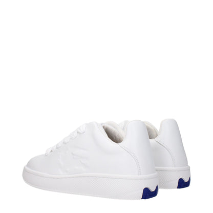 Burberry Weiße Leder Low-Tops