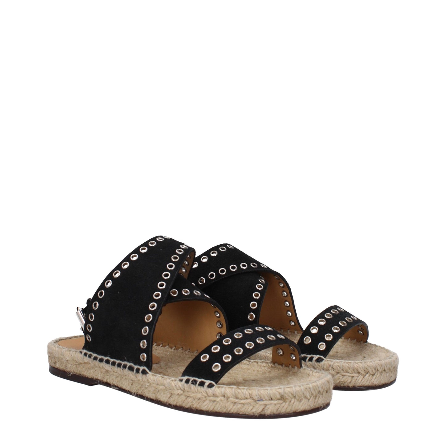 Isabel Marant – Flache Sandalen aus schwarzem Leder