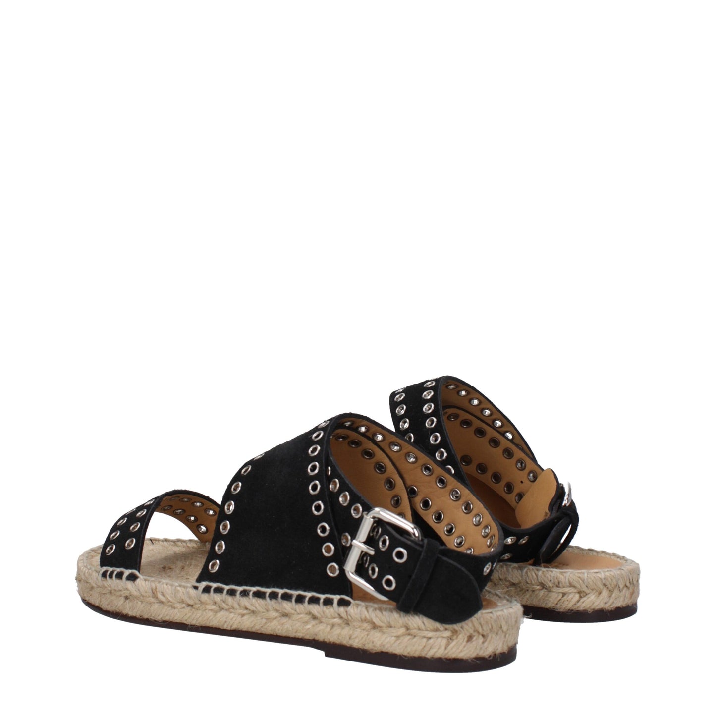 Isabel Marant – Flache Sandalen aus schwarzem Leder