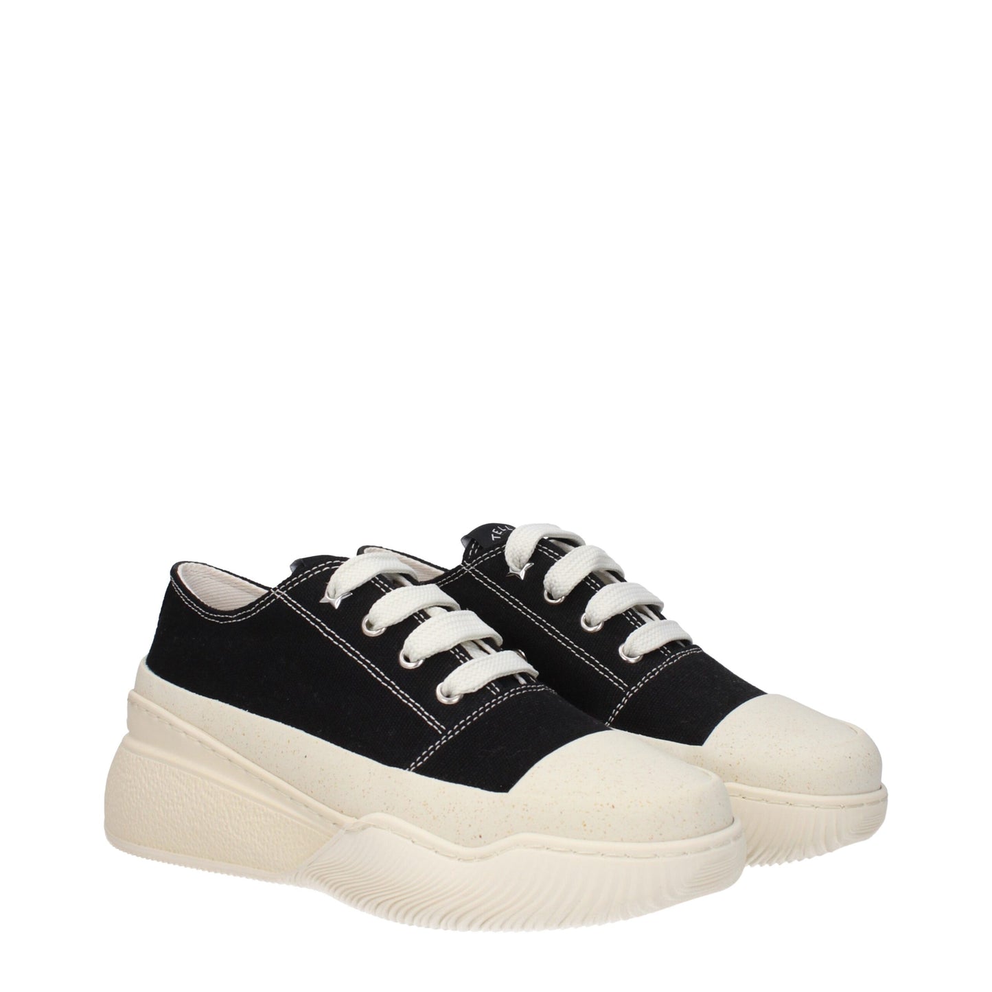 Stella McCartney – Klobige Sneakers aus schwarzem Stoff