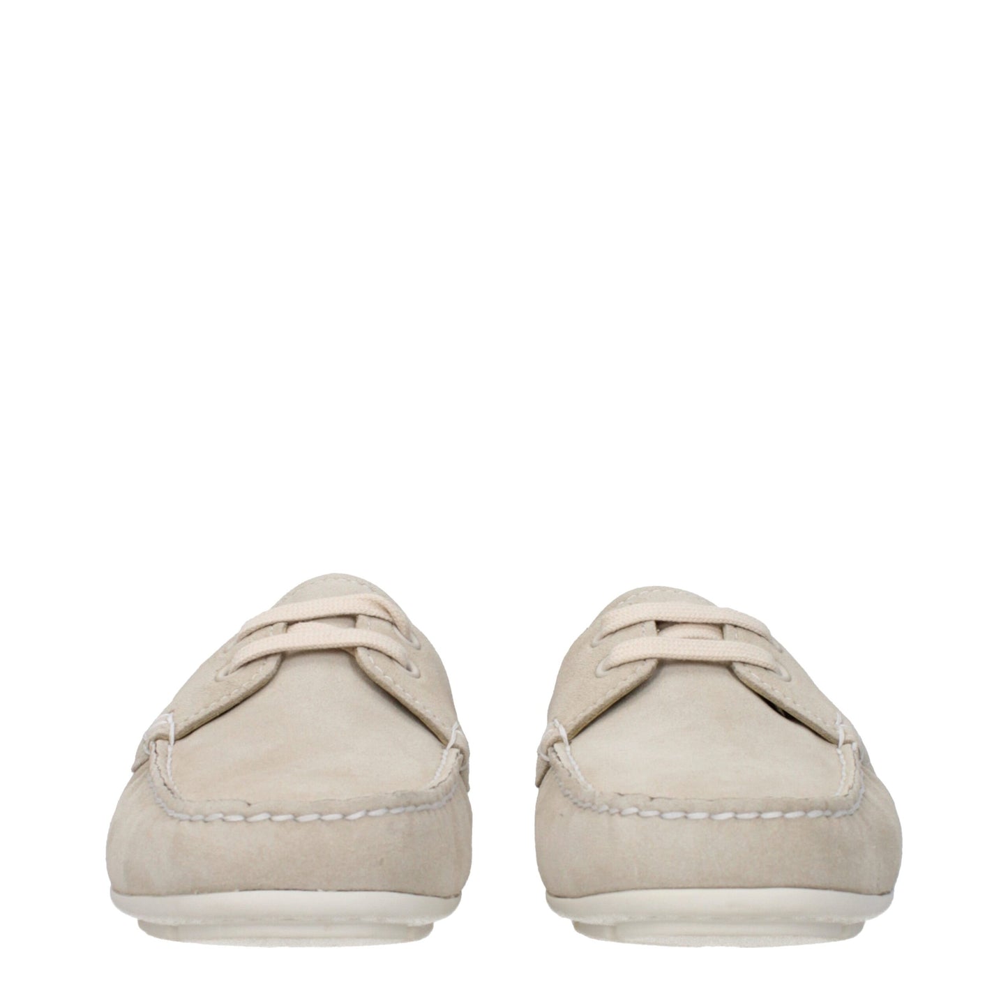 Prada Slip-On-Loafer aus grauem Leder