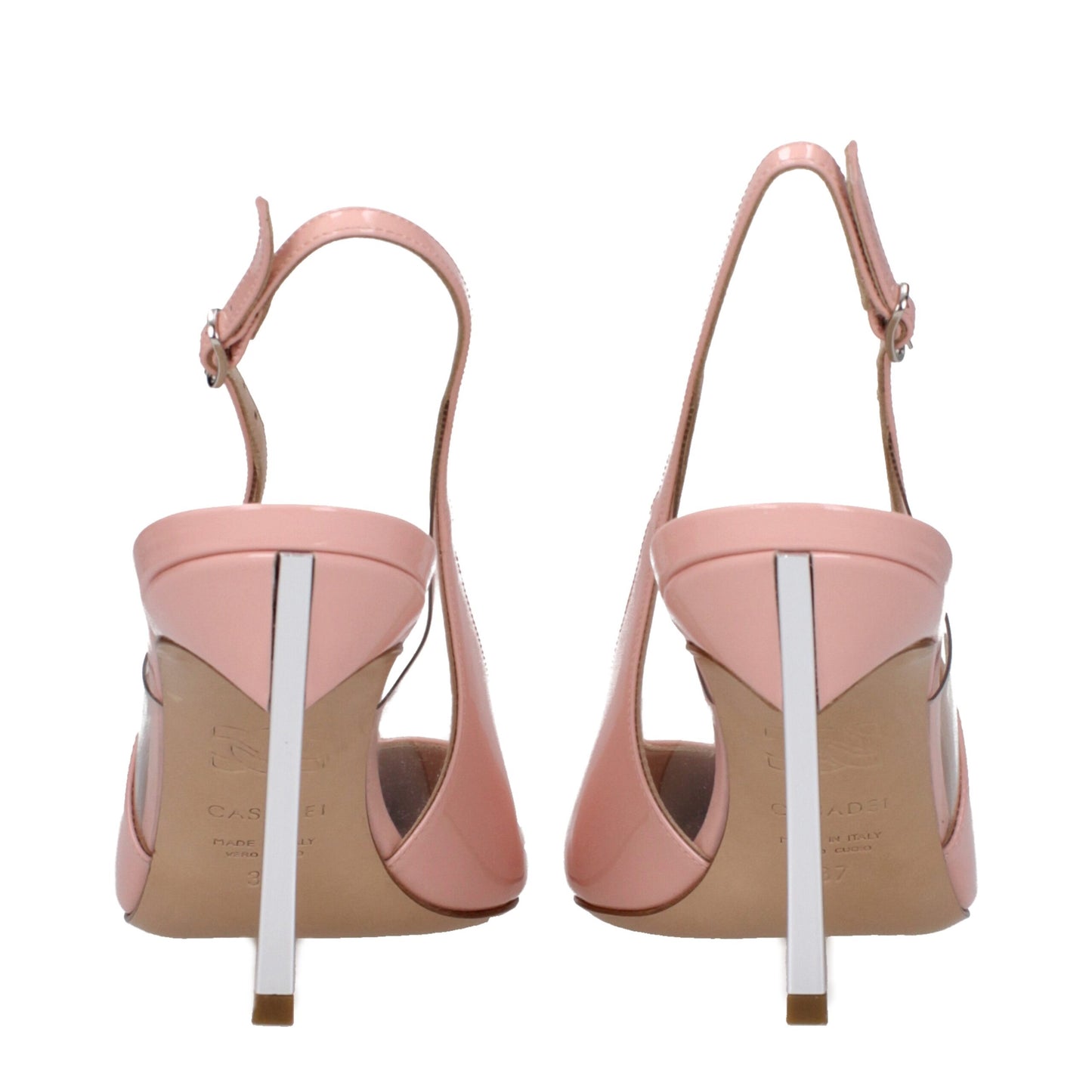 Casadei – Rosa Pumps aus Leder mit hohem Absatz