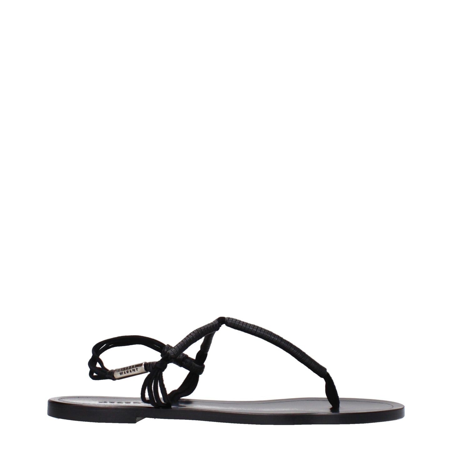 Isabel Marant – Flip-Flop-Sandalen aus schwarzem Leder