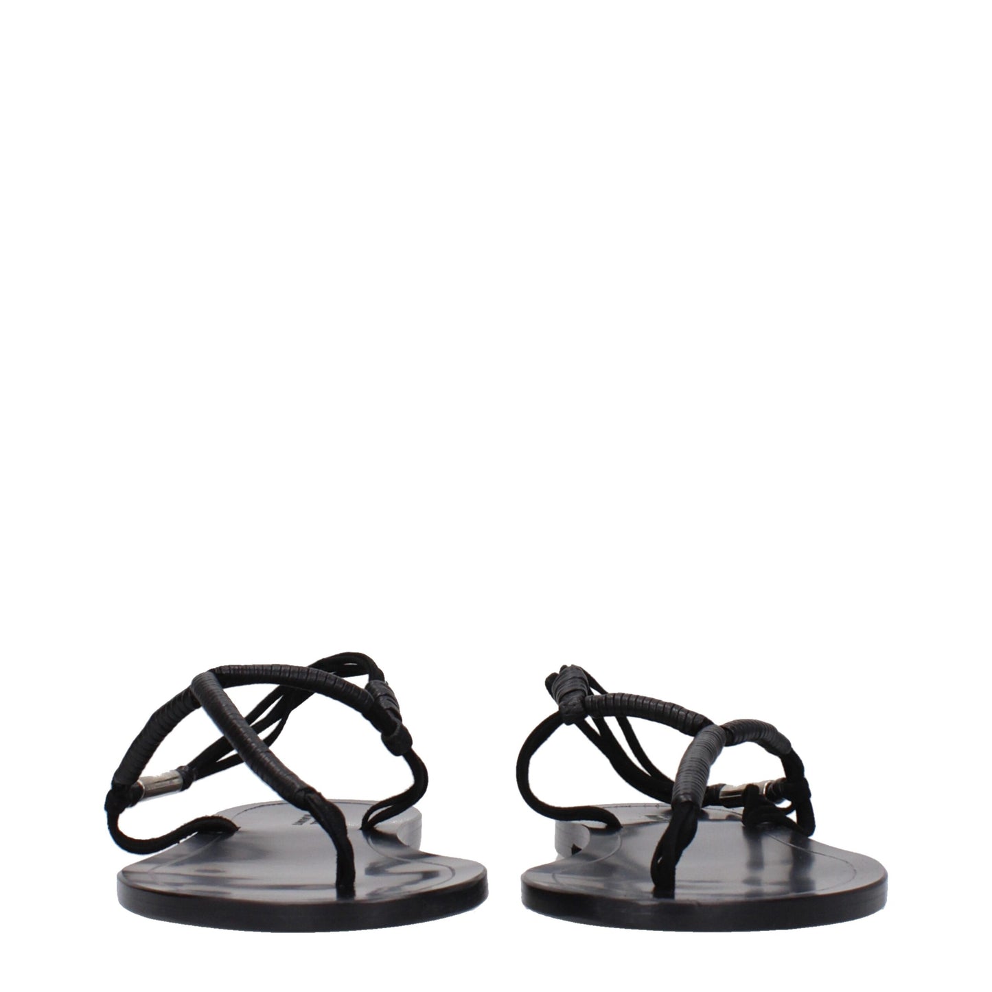 Isabel Marant – Flip-Flop-Sandalen aus schwarzem Leder