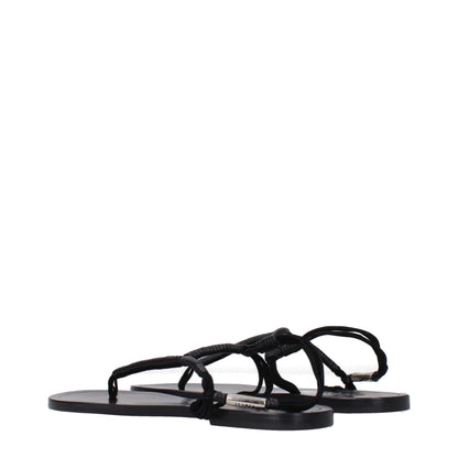 Isabel Marant – Flip-Flop-Sandalen aus schwarzem Leder
