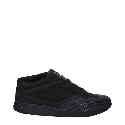 Givenchy Sneaker aus schwarzem Stoff, niedrige Form