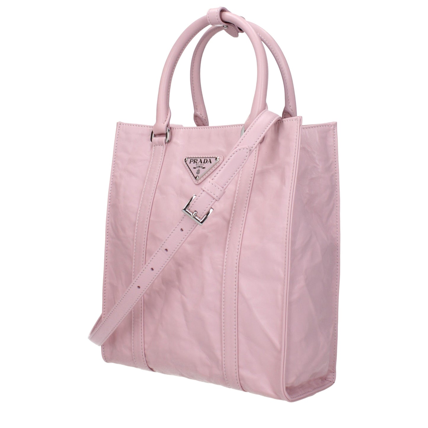 Prada Rosa Lederhandtaschen