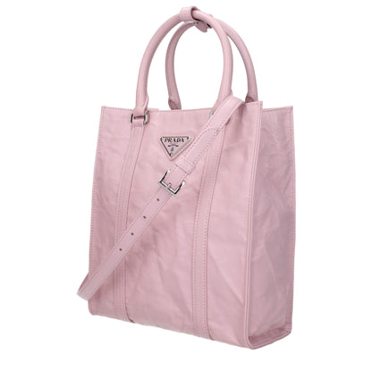 Prada Rosa Lederhandtaschen