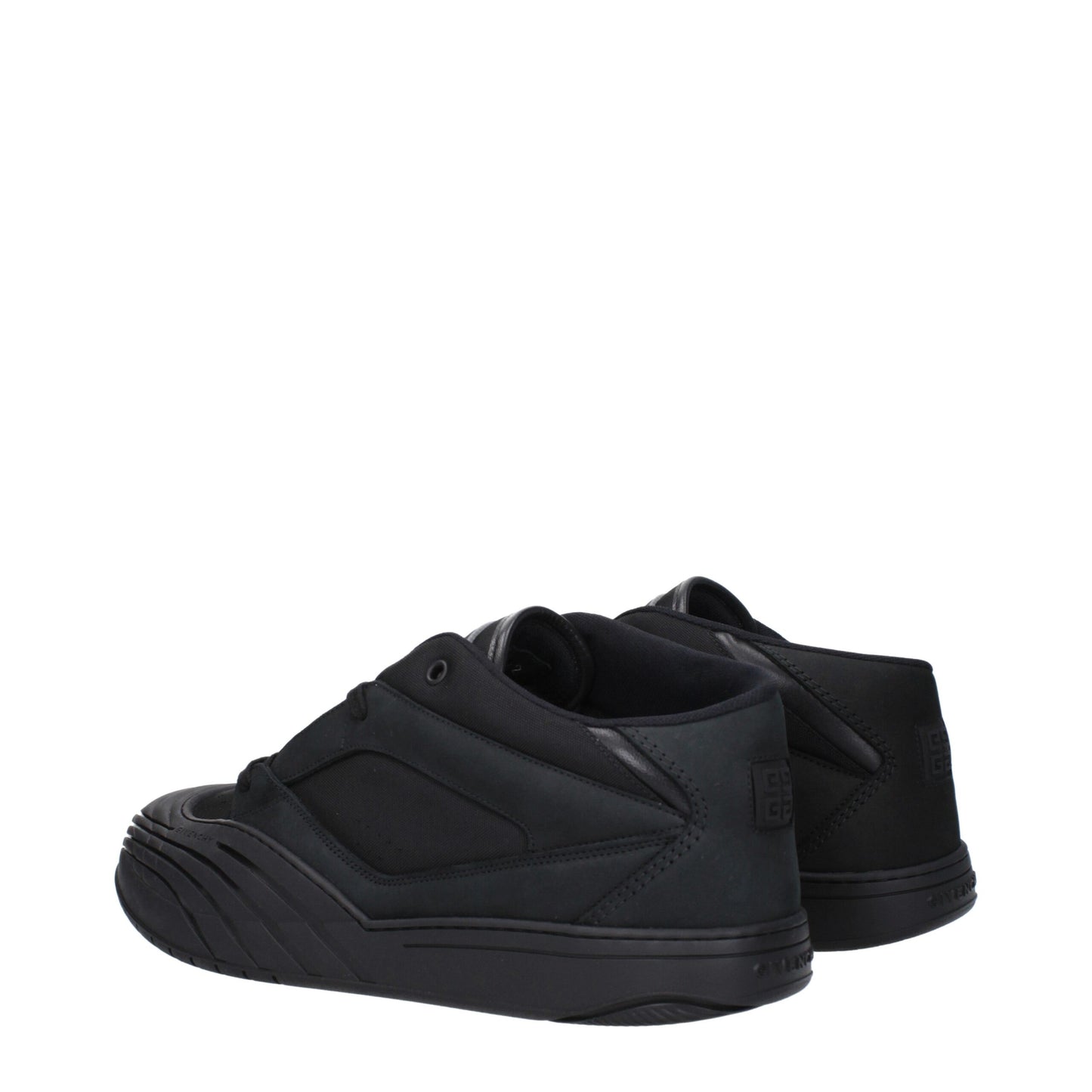 Givenchy Sneaker aus schwarzem Stoff, niedrige Form