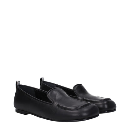 Premiata – Slipper aus schwarzem Leder