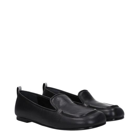 Premiata – Slipper aus schwarzem Leder