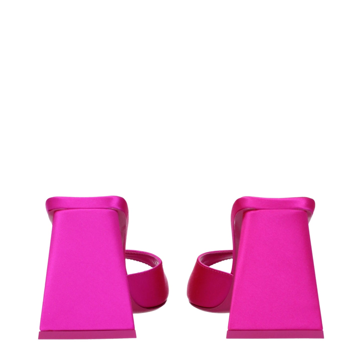 The Attico – Sandalen mit Stilettoabsatz aus rosa Satin