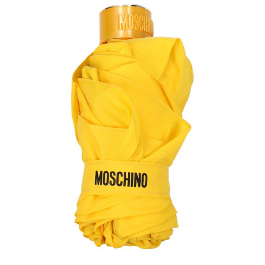 Moschino Gelbe Polyester-Regenschirme