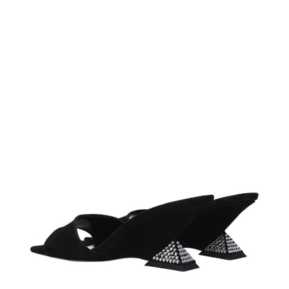 The Attico – Schwarze Plateauschuhe aus Leder