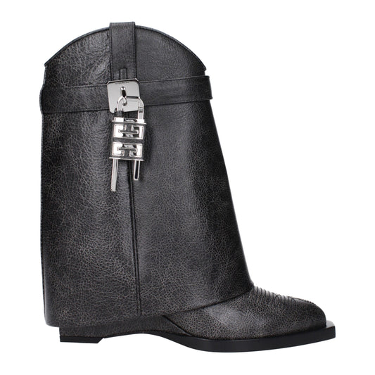 Schwarze Ankle Boots aus Leder von Givenchy