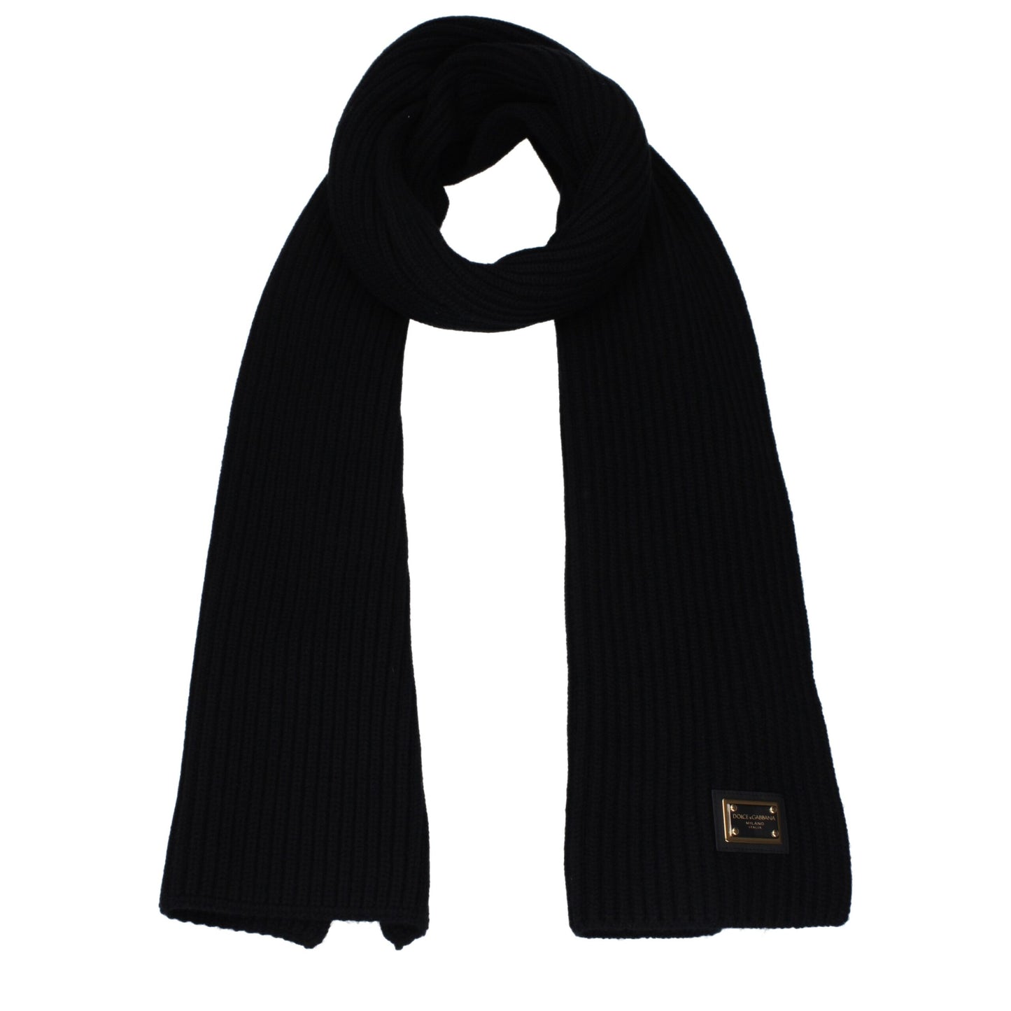 Dolce &amp; Gabbana Schwarze Kaschmirschals